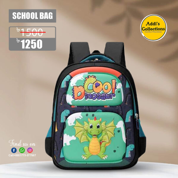 Imported Cartoon-Printed School Bag