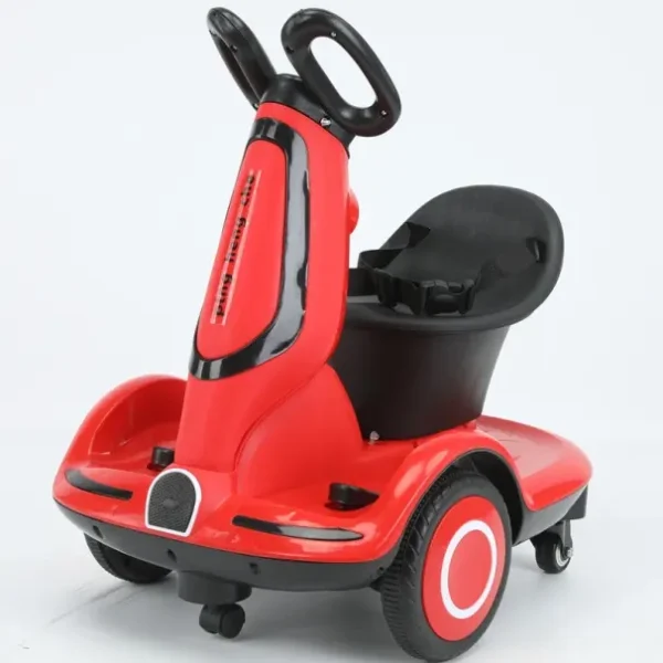 Children's Electric Balance Car Scooter Four-Wheel with Light Music Motorcycle